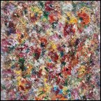 Leinen | Blumen abstrakt 80x60 cm 2022